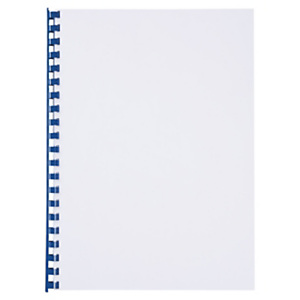GBC Dorsi plastici a 21 anelli CombBind, Diametro 12 mm, Capacità 95 fogli, Blu (confezione 100 pezzi) GBC Dorsi plastici a 21 anelli CombBind, Diametro 12 mm, Capacità 95 fogli, Blu (confezione 100 pezzi)