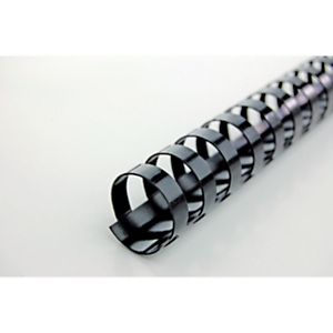 GBC Dorsi plastici a 21 anelli CombBind, Diametro 12 mm, Capacità 95 fogli, Nero (confezione 100 pezzi) GBC Dorsi plastici a 21 anelli CombBind, Diametro 12 mm, Capacità 95 fogli, Nero (confezione 100 pezzi)