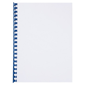 GBC Dorsi plastici a 21 anelli CombBind, Diametro 14 mm, Capacità 125 fogli, Blu (confezione 100 pezzi) GBC Dorsi plastici a 21 anelli CombBind, Diametro 14 mm, Capacità 125 fogli, Blu (confezione 100 pezzi)