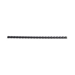 GBC Dorsi plastici a 21 anelli CombBind, Diametro 6 mm, Capacità 25 fogli, Nero (confezione 100 pezzi) GBC Dorsi plastici a 21 anelli CombBind, Diametro 6 mm, Capacità 25 fogli, Nero (confezione 100 pezzi)
