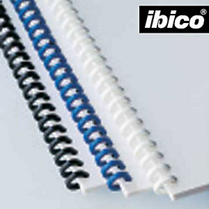 GBC Ibiclick Dorsi per rilegatrici, Diametro 16 mm, Capacità 145 fogli, Bianco (confezione 50 pezzi)