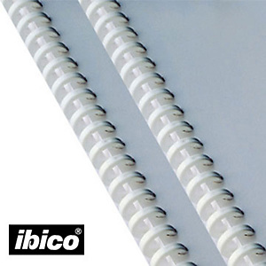 GBC Ibiclick Dorsi per rilegatrici, Diametro 16 mm, Capacità 145 fogli, Trasparente (confezione 50 pezzi) GBC Ibiclick Dorsi per rilegatrici, Diametro 16 mm, Capacità 145 fogli, Trasparente (confezione 50 pezzi)