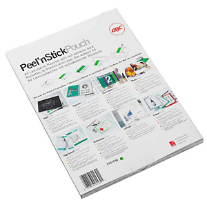 GBC Peel'N Stick Fundas de plastificación autoadhesivas, A3, 125 micras GBC Peel'N Stick Fundas de plastificación autoadhesivas, A3, 125 micras