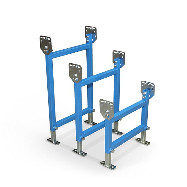 Gebogen baan met stalen rollen 40 cm - 3