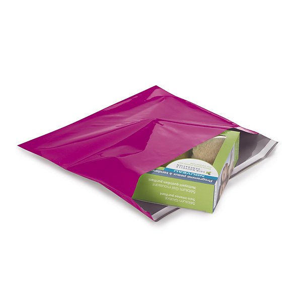 Gekleurde ondoorzichtige plastic envelop zilver RAJA 50x 46 100 micron - 2