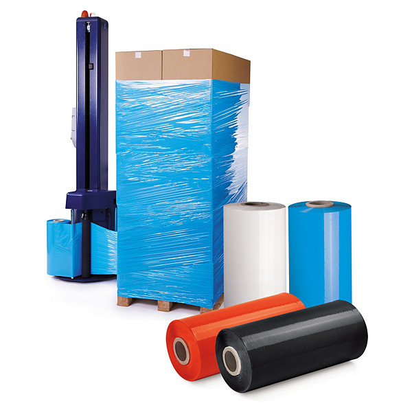 Gekleurde rekfolie voor machinaal wikkelen, 120% rekbaar - 1