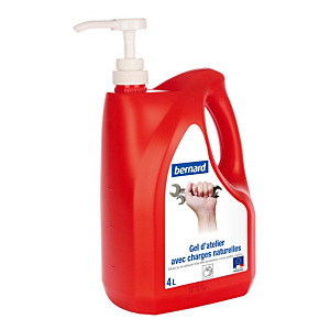 Gel d'atelier avec solvant et microbilles Bernard, bidon de 4 L Gel d'atelier avec solvant et microbilles Bernard, bidon de 4 L