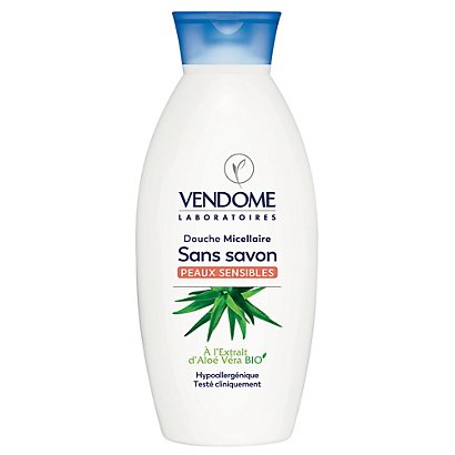 Gel douche micellaire Vendome extrait d'Aloe vera bio, 400 ml