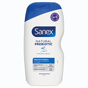 Gel douche Sanex Natural Prebiotic, le flacon de 425 ml