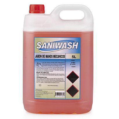Gel higienizante de manos Saniwash 5L