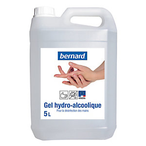 Gel hydroalcoolique mains Bernard 5 L