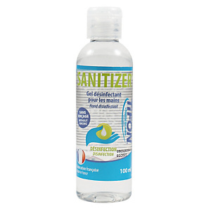 Gel hydroalcoolique pour les mains, flacon de 100 ml Gel hydroalcoolique pour les mains, flacon de 100 ml