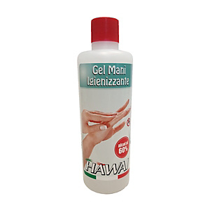 Gel igienizzante mani, Alcool al 60%, Flacone 100 ml