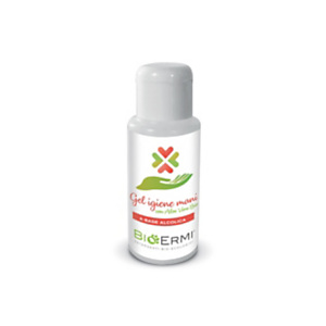 Gel igienizzante mani BIOERMI con Aloe vera Bio, Flacone da 50 ml Gel igienizzante mani BIOERMI con Aloe vera Bio, Flacone da 50 ml