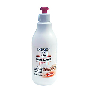 Gel igienizzante mani Dikson con alcool oltre il 60%, Flacone 500 ml Gel igienizzante mani Dikson con alcool oltre il 60%, Flacone 500 ml
