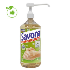 Gel mains écologique glycériné Solipro Savona 1 L Gel mains écologique glycériné Solipro Savona 1 L