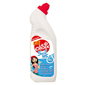 Gel WC 5 en 1 La Croix avec javel fraîcheur marine 750 ml Gel WC 5 en 1 La Croix avec javel fraîcheur marine 750 ml