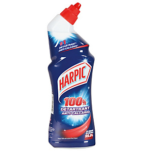 Gel WC désinfectant surpuissant Harpic 100% détartrant 750 ml Gel WC désinfectant surpuissant Harpic 100% détartrant 750 ml