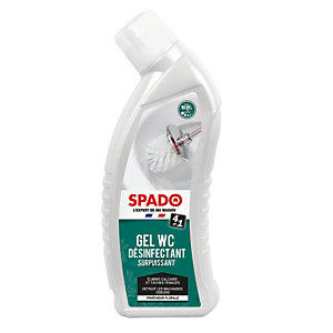 Gel WC désinfectant détartrant surpuissant Spado 4 en 1 750 ml