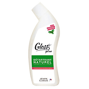 Gel WC détartrant naturel Gloss menthe 750 ml Gel WC détartrant naturel Gloss menthe 750 ml