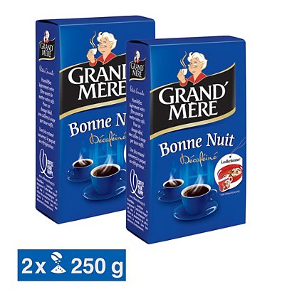 Gemalen koffie 250 g Grand'Mère Bonne nuit cafeïnevrije - 1