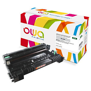 Gereviseerde inktpatroon OWA, Brother-compatibel Brother DR-3300 zwart voor laser printer