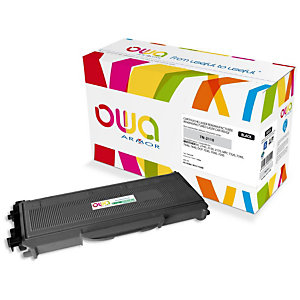 Gereviseerde inktpatroon OWA, Brother-compatibel BROTHER TN-2110 zwart voor laser printer