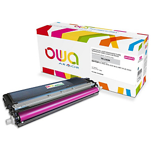 Gereviseerde inktpatroon OWA, Brother-compatibel BROTHER TN-230M magenta voor laser printer