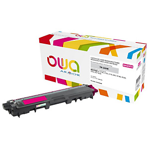 Gereviseerde inktpatroon OWA, Brother-compatibel BROTHER TN-245M magenta voor laser printer