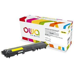 Gereviseerde inktpatroon OWA, Brother-compatibel BROTHER TN-245Y geel voor laser printer