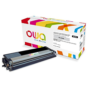Gereviseerde inktpatroon OWA, Brother-compatibel BROTHER TN-325BK zwart voor laser printer