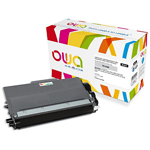 Gereviseerde inktpatroon OWA, Brother-compatibel BROTHER TN-3380 zwart voor laser printer