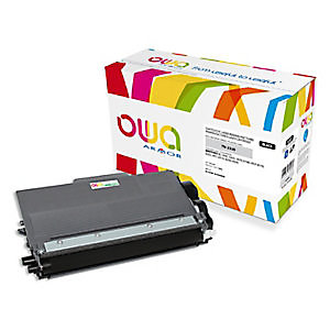 Gereviseerde inktpatroon OWA, Brother-compatibel Brother TN3330 zwart voor laser printer