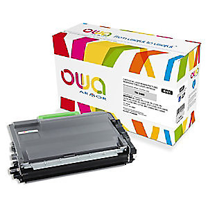 Gereviseerde inktpatroon OWA, Brother-compatibel  Brother TN3480 zwart voor laser printer