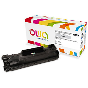 Gereviseerde inktpatroon OWA, Canon-compatibel CANON CRG728 zwart voor laser printer