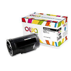 Gereviseerde inktpatroon OWA, Dell-compatibel Dell 593-BBMH zwart voor laser printer