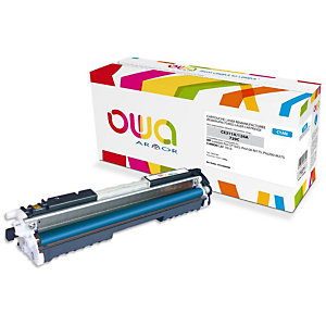 Gereviseerde inktpatroon OWA, HP-compatibel HP 126A CE311A cyaan voor laser printer
