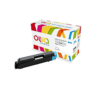Gereviseerde inktpatroon OWA, Kyocera-compatibel Kyocera TK-580 C cyaan voor laser printer