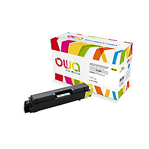 Gereviseerde inktpatroon OWA, Kyocera-compatibel Kyocera TK-580 J geel voor laser printer