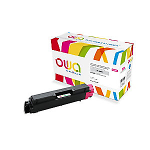 Gereviseerde inktpatroon OWA, Kyocera-compatibel  Kyocera TK-580 magenta voor laser printer