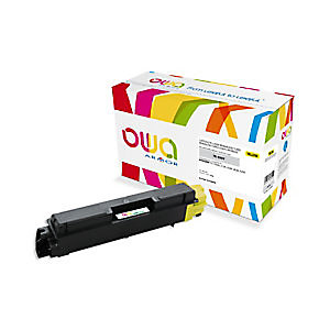 Gereviseerde inktpatroon OWA, Kyocera-compatibel Kyocera TK-590 geel voor laser printer