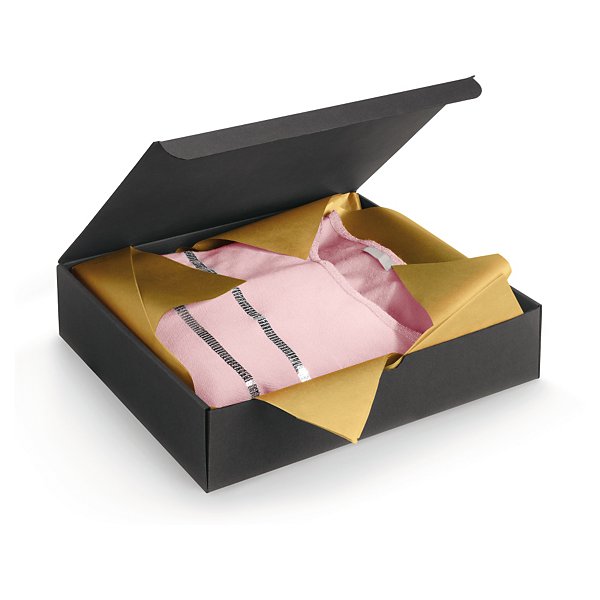 Geschenkdoos uit microgolfkarton wit 18,5x18,5x7 cm - 2