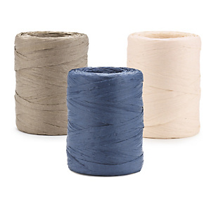 Geschenklint van papier met raffia-effect Geschenklint van papier met raffia-effect