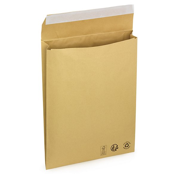 Gewatteerde papieren envelop 100% gerecycled 22,4x31,9x4 cm - 3