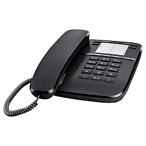 Gigaset DA410 Telefono a filo Colore Nero Gigaset DA410 Telefono a filo Colore Nero
