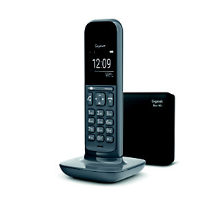 Gigaset Téléphone sans fil CL390A répondeur gris foncé