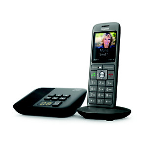 Gigaset Téléphone sans fil CL660A, avec répondeur - Anthracite