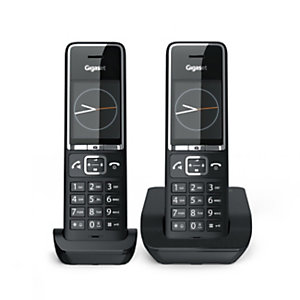 Gigaset Téléphone sans fil COMFORT 550 Duo noir