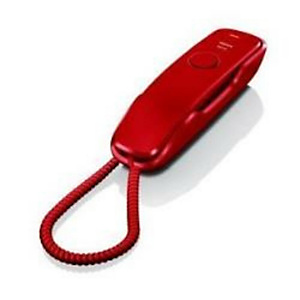 Gigaset, Telefonia fissa, Da 210 red, S30054S6527R103 Gigaset, Telefonia fissa, Da 210 red, S30054S6527R103