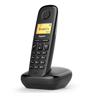 GIGASET, Telefonia fissa, Gigaset a 170 black, S30852H2802K101 GIGASET, Telefonia fissa, Gigaset a 170 black, S30852H2802K101